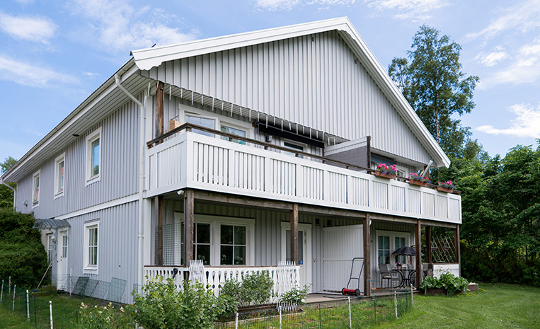 Bild på lägenheter på adresserna Orrvägen 1-7 och Kackelbacken 1A - 3D