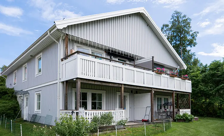 Bild på lägenheter på adresserna Orrvägen 1-7 och Kackelbacken 1A - 3D