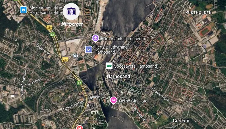Bild på karta över Murberget