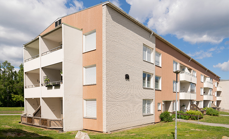 BIld på Fastigheten Masten på Bondsjöstaden adress Parkgatan.